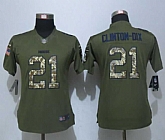 Women Nike Limited Green Bay Packers #21 Clinton-Dix Green Salute To Service Jersey,baseball caps,new era cap wholesale,wholesale hats